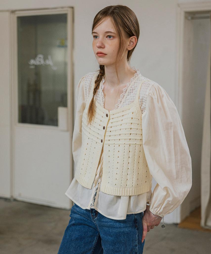 HYFVE Openwork Knit Bustier