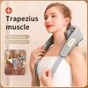 Masseur sans fil pour le cou et le dos Écharpe de massage shiatsu pour le cou et les épaules Masseur trapèze cervical relaxant pour le cou