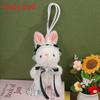 Cartoon Bunny Keychain Plush Toy With Lace Detail For Girls And Kids