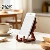 Universal Mobile Phone Holder Leaf Shaped Stand, 3D Printed with Double Portable Support Hook Support, Creative Hands Free Video Cradle, Artistic