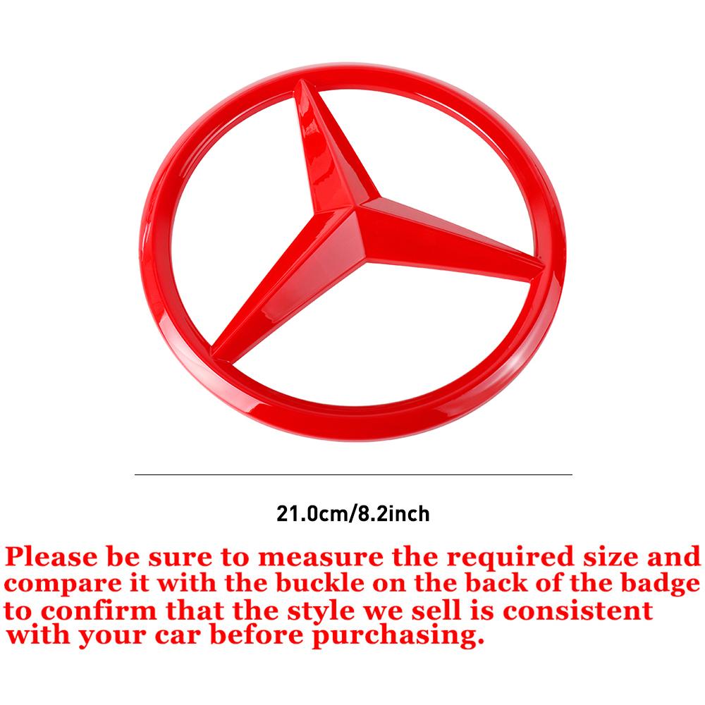 Auto Frontgrill Emblem Abdeckung Aufkleber Zubehör Für Mercedes Benz AMG W210 W108 W204 W205 W203 W211 W212 W124 W126 CLA CLK CLS CH1