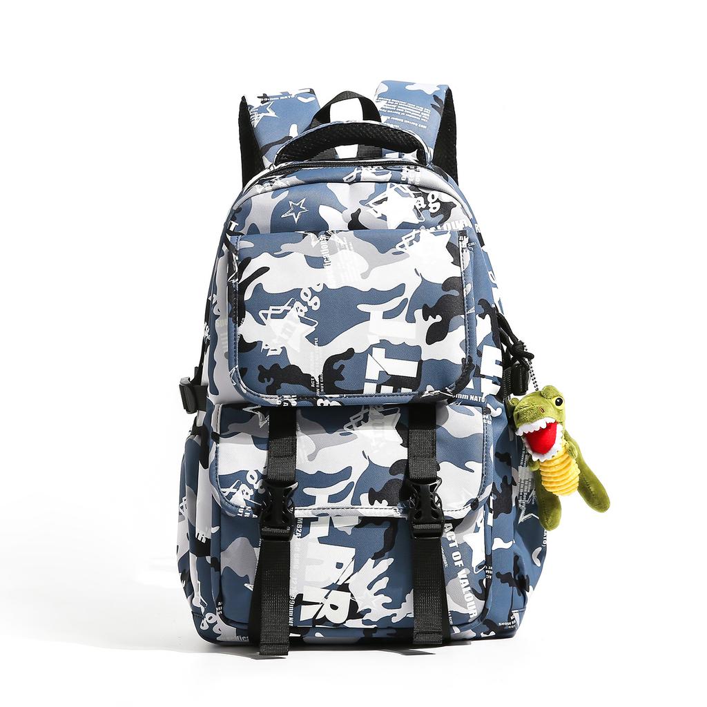 Schoolbag New Trendy Student Backpack, Stylish and Unique Boys' Backpack, Large Capacity Minimalist College Student Computer Backpack