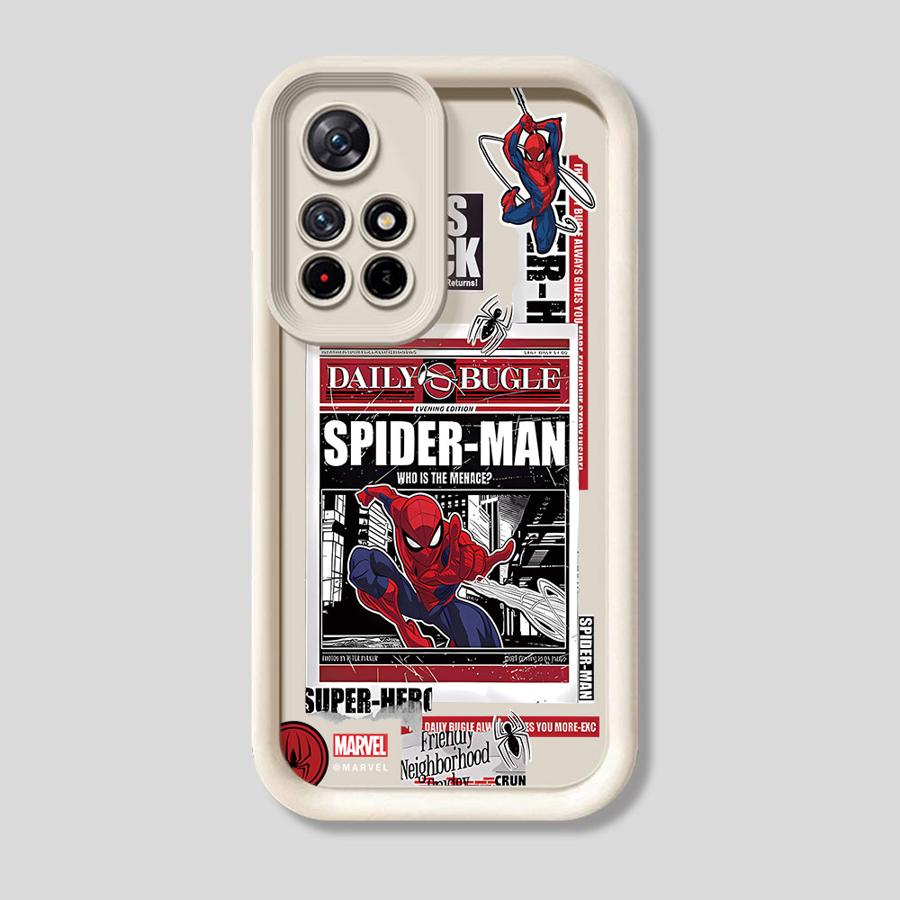 Marvel Spider-Man Softshell-Hülle für Redmi Note 11s 12s 13 14 Pro Plus 10 11 12 Pro