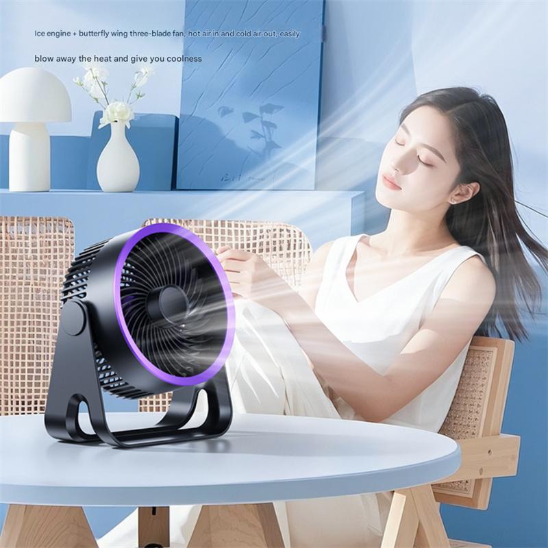 Multifunctional Electric Fan Wireless Portable Air Circulator Fan 4000mah Desktop Wall Ceiling Air Cooling Home Quiet Ventilator