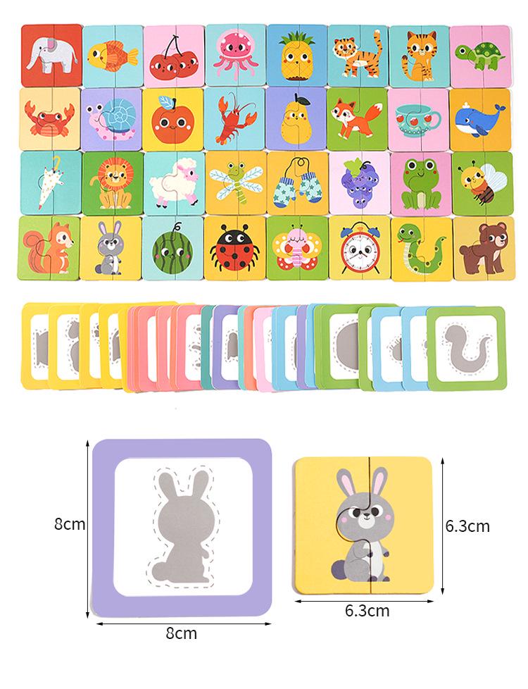 Large Animal Puzzle for Kids 2-3 Years - Educational Toy for Early Development