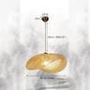 Retro Bamboo Weaving Chandelier Lamp Hanging LED Ceiling Light Wicker Fixtures Rattan Woven Droplight for Home Bedroom Decors