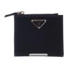 2ML049_2DMH_F0002 Bifold Wallet Black Safiano Women