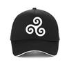 Hexerei Vortex Hut Wikinger Triskelion Keltisches Knotenmuster Spirale Triskele Baseballkappe Vintage Antike Kelten Symbol Unisex Hüte Knochen