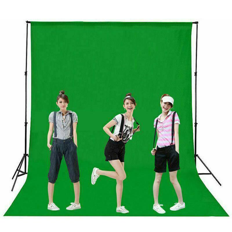 Green Cotton Photo Background Studio Photography Screen Chromakey Backdrop Cloth
