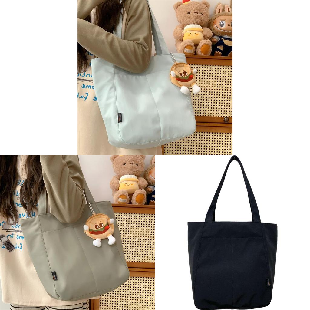 Nylon Tote Bag For Women With Magnetic Closure And Multiple Pockets For Daily Use