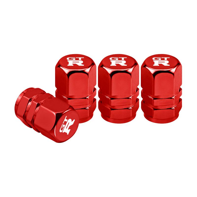 4Pcs Car Tire Valve Caps Metal Styling Tyre Air Stems Cover For Nissan X-trail Qashqai Note Juke Sentra Patrol Navara Micra