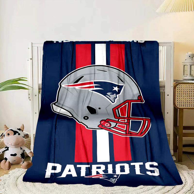 Abbigliamento New England Patriots Coperta Portatile/Coperta Morbida Coperta per Letto Adatta per Viaggi Campeggio Soggiorni Uffici Divani Regali per Fan