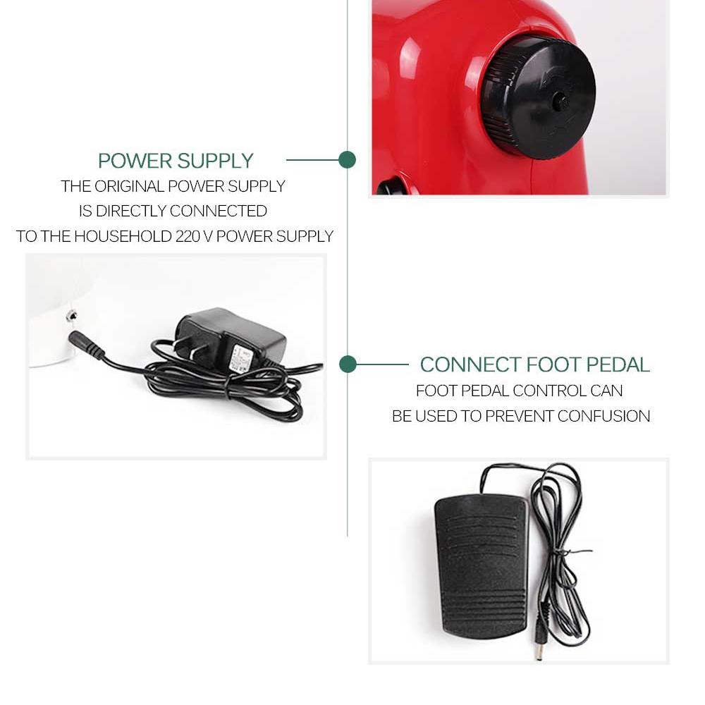 Sewing Mechine Inne With Foot Pedal Mini Electric Portable Stitches For New Tailor