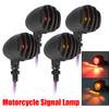 Retro Fence 2Pcs Halogen Turn Signal Indicator Flasher Motorcycle Blinker Light For Honda for Suzuki for Cafe Racer