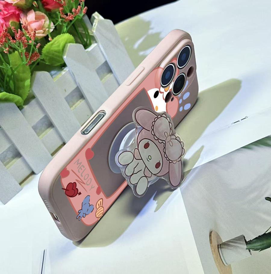 Sanrio Stand Airbag Case for iPhone 11 - Pink KT Design