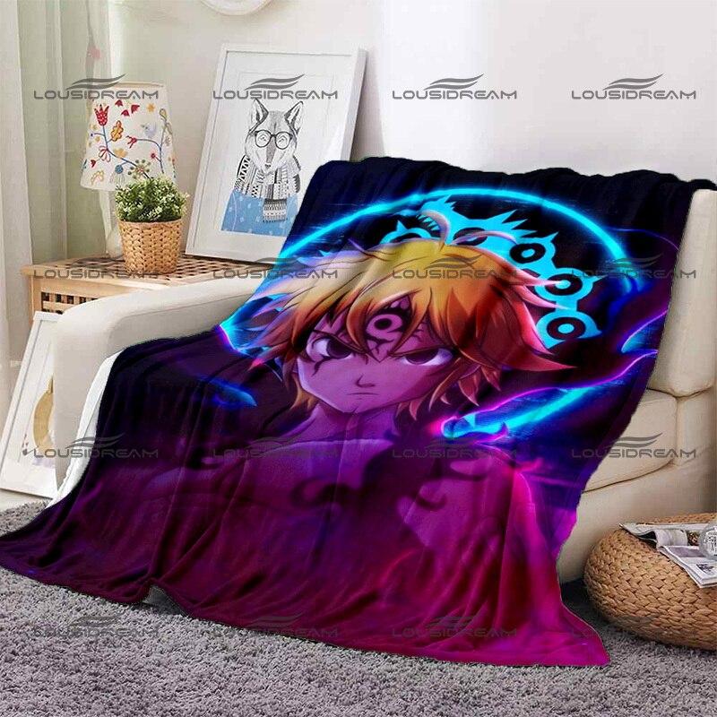 Fashion EVA Queen Thin Blanket Beauty Art Pattern 3D Printing Blanket Flannel Portable Home Travel Office Blanket