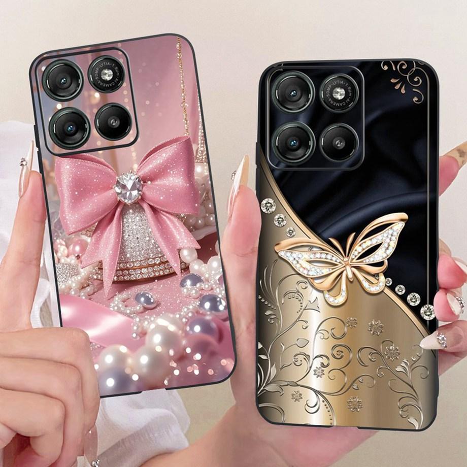 Flower Cartoon Fashion Design Phone Case For Motorola Moto G77 G67 5G Funda Soft Silicone Matte Back Cover XT2621-2 XT2621-4