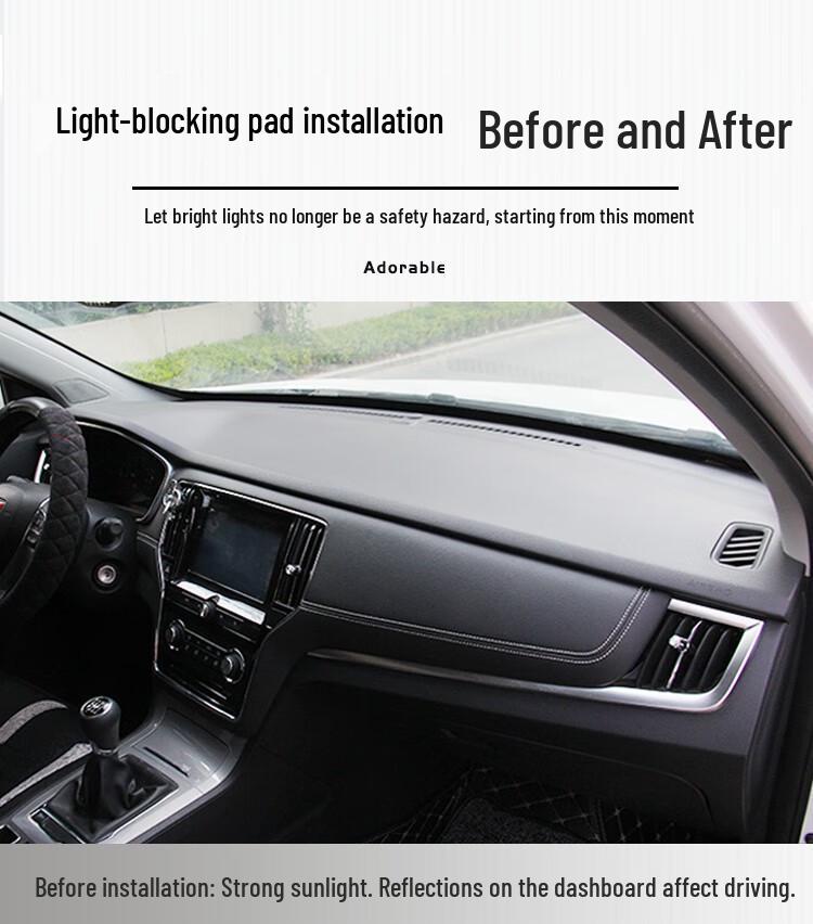 AION S PLUS Center Console Anti-Glare Sunshade Pad for Sun Protection