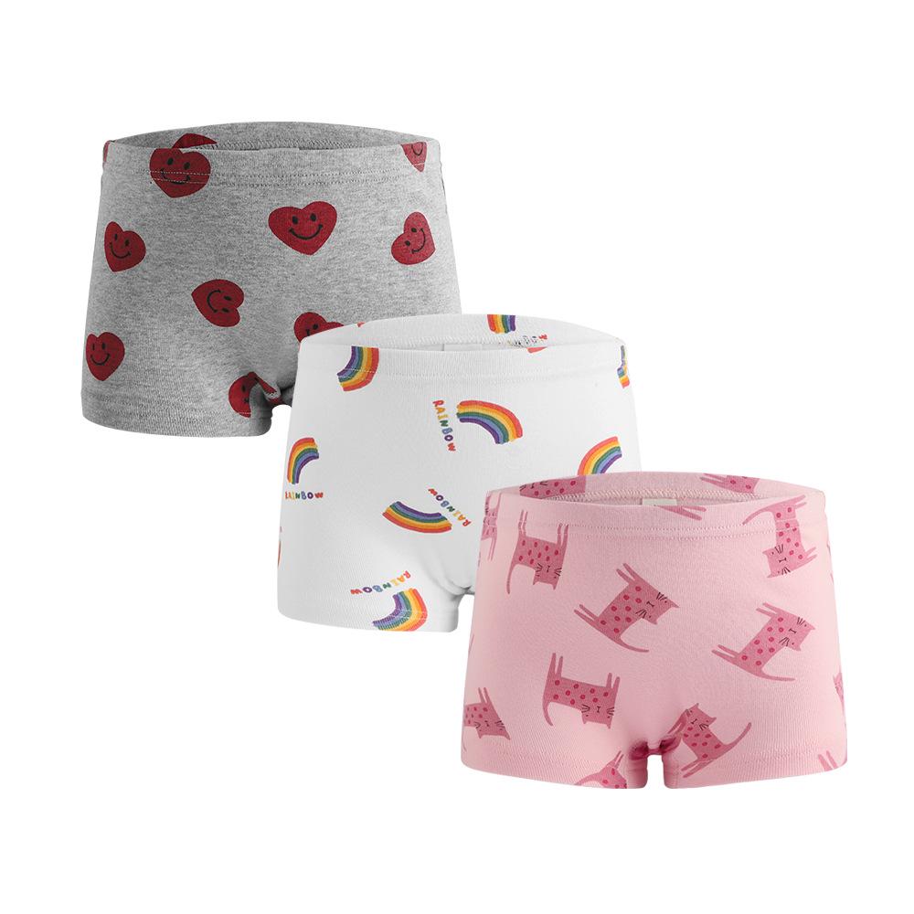 Girls' 100% Cotton Boxer Briefs - Toddler and Baby Underwear