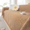Plush Sofa Towel Cover Sofa Cushion Full Cover Cloth Anti-cat Scratch Cover Blanket Simple Modern Winter Sofa Anti-dust Cover