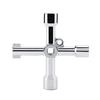 Multifunctional Cross Round Hole Key Triangular Wrench for Electrical Control Cabinet Elevator