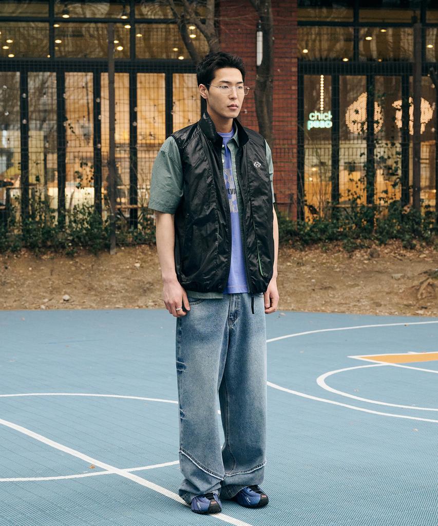 Nontype Hidden Effect Light Wind Vest (Black)