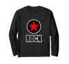 Star Pattern ROCK [Rock Stars] (Red) [Music] Bandman Concert Costume Cool Stylish Long Sleeve T-Shirt