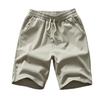 Heren Shorts Effen Kleur Losse Elastische Taille Kleurvast Studenten Shorts voor Dagelijks Gebruik