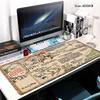 HYBXAXC Game Map Mouse Pad Large Size Rubber Base Anti-slip PC Desk Accessories Mousepad for Gamer Keyboard Mats Decor Mat