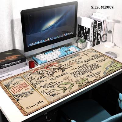HYBXAXC Game Map Mouse Pad Large Size Rubber Base Anti-slip PC Desk Accessories Mousepad for Gamer Keyboard Mats Decor Mat