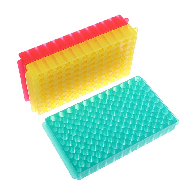 96 Hole Plastic Centrifugal Test Tube Rack 2 Side 0.5Ml/1.5Ml/2Ml Centrifuge Vial Tube Bracket Laboratory Supplies Pcr Tube Rack