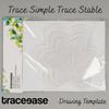 Traceease 3 Pcs Flower Shaped Quilt  Applique Template 4" 5"  6" Inches DIY Sewing Quilt Patchwork Templates for Quilting-- 1 8" Thick