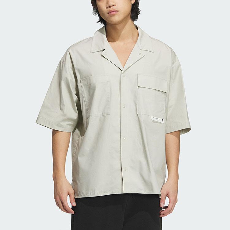 adidas Graphic Short Sleeve Shirt With Anime Print Men Tops Light-Grey JN4513