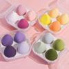 Four Sets of Dry and Wet Dual-use Giant Soft Makeup Egg Do Not Eat Powder Gourd Water Drop Diagonal Cut Sponge Makeup Powder Puff Set Makeup Tools