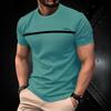 Men's 3D Printed T-Shirt Outdoor Tennis Badminton Breathable Quick Drying Sports Top Short Sleeve O-Neck Pullover Casual Top
