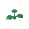 10 Stück 6255 Breites Kleeblatt Bausteine Bauernhof Botanischer Garten Pfirsichblatt Blume Pflanze Ziegelsteine Partikel Spielzeug Kinder Kind Geschenke