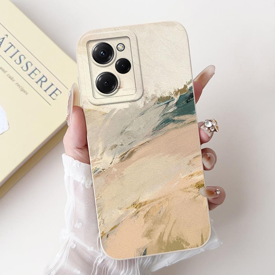 Pre puzdro Xiaomi Poco X5 Pro 5G Módny motýľ a sedmokrásky Mäkký silikónový kryt Pre Xiaomi PocoX5 X5Pro Plná ochrana Funda
