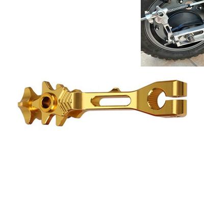 ZSADZS CNC-Aluminiumlegierung Hinterradbremskipphebel Motorradzubehör Honda Yamaha Motorradzubehör (Gold)