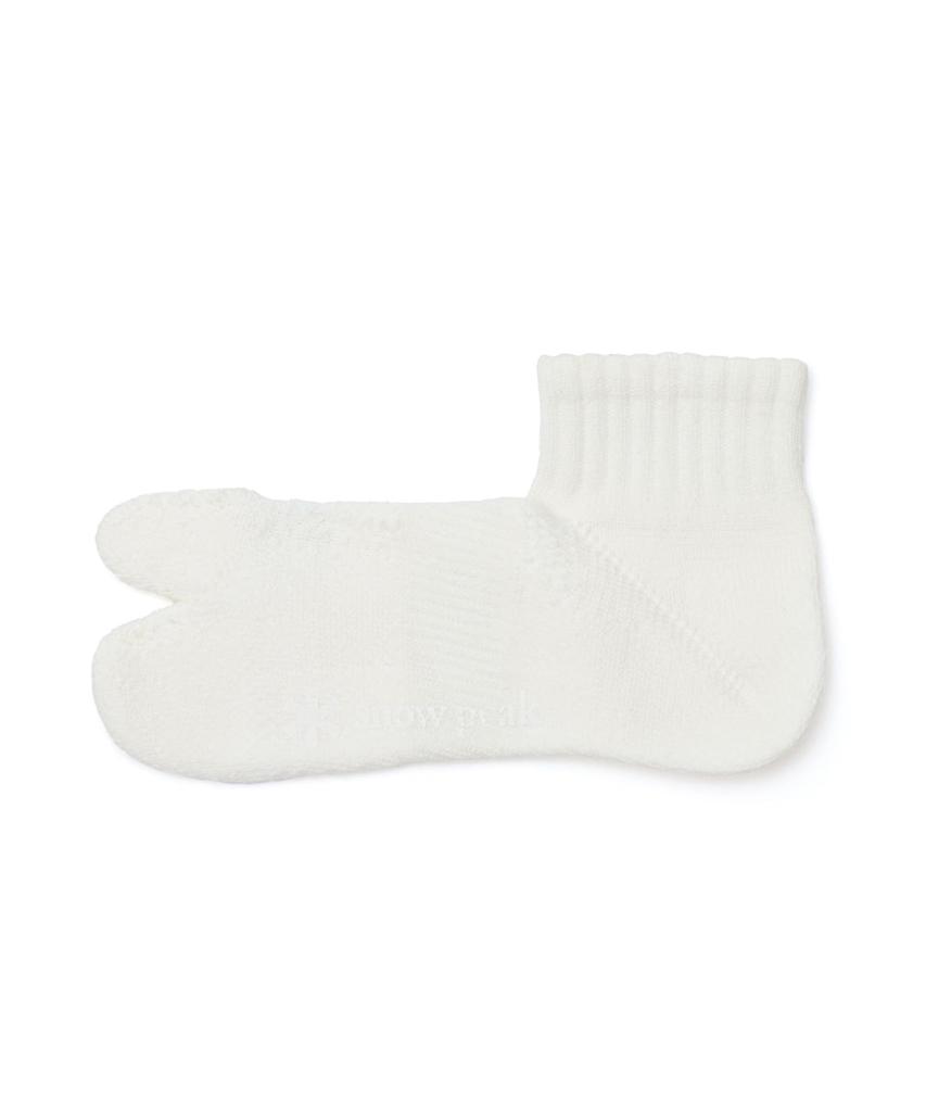 Snow Peak Everyday Use Tabi Sox Socks OFF Size SO-26SU003 (Men's & Women's, WHITE, M)
