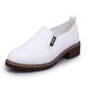 Fashion Women Flat Lace-Up Oxford Shoes Soft Leather Sneakers Low Medium Pumps Slip On Loafers Summer Footwear for Woman 2024