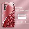 Color Diamond Gradient For Samsung Galaxy A01 A02 A03 Core A04 A14 4G A13 54 34 31 20 25 23 22 5G S21 Ultra S20 Glass Phone Case