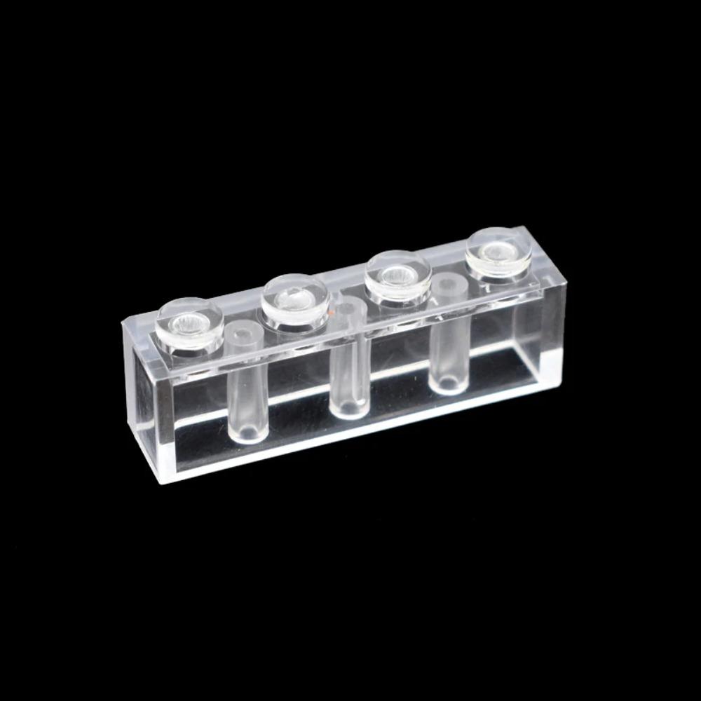 200pcs 1x4 Dots DIY Building Blocks Thick Figures Bricks Educational Creative Toys for Children Size Compatible With 3010