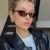 Non-polarized Sexy Small Oval Women Sunglasses Fashion Leopard Brown Sun Glasses Female Retro Colorful Shade Eyeglass