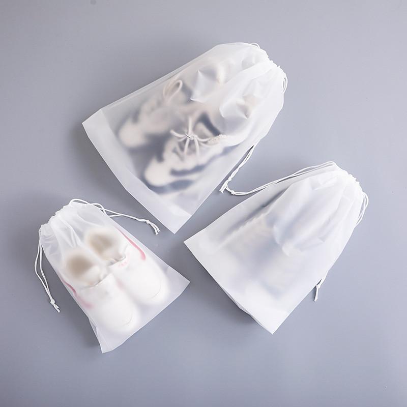3PCS Cartoon Drawstring Bag Waterproof Travel Shoes Clothes Underwear Storage Bag Organizer Cute Wash Cosmetic Packaging Bag