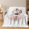 Elegante Dansende Meisje Ballerina Cartoon Flanellen Deken, Gezellige Zachte Plaid voor Huis Slaapkamer Bed Bank Cover Cadeau Kinderen