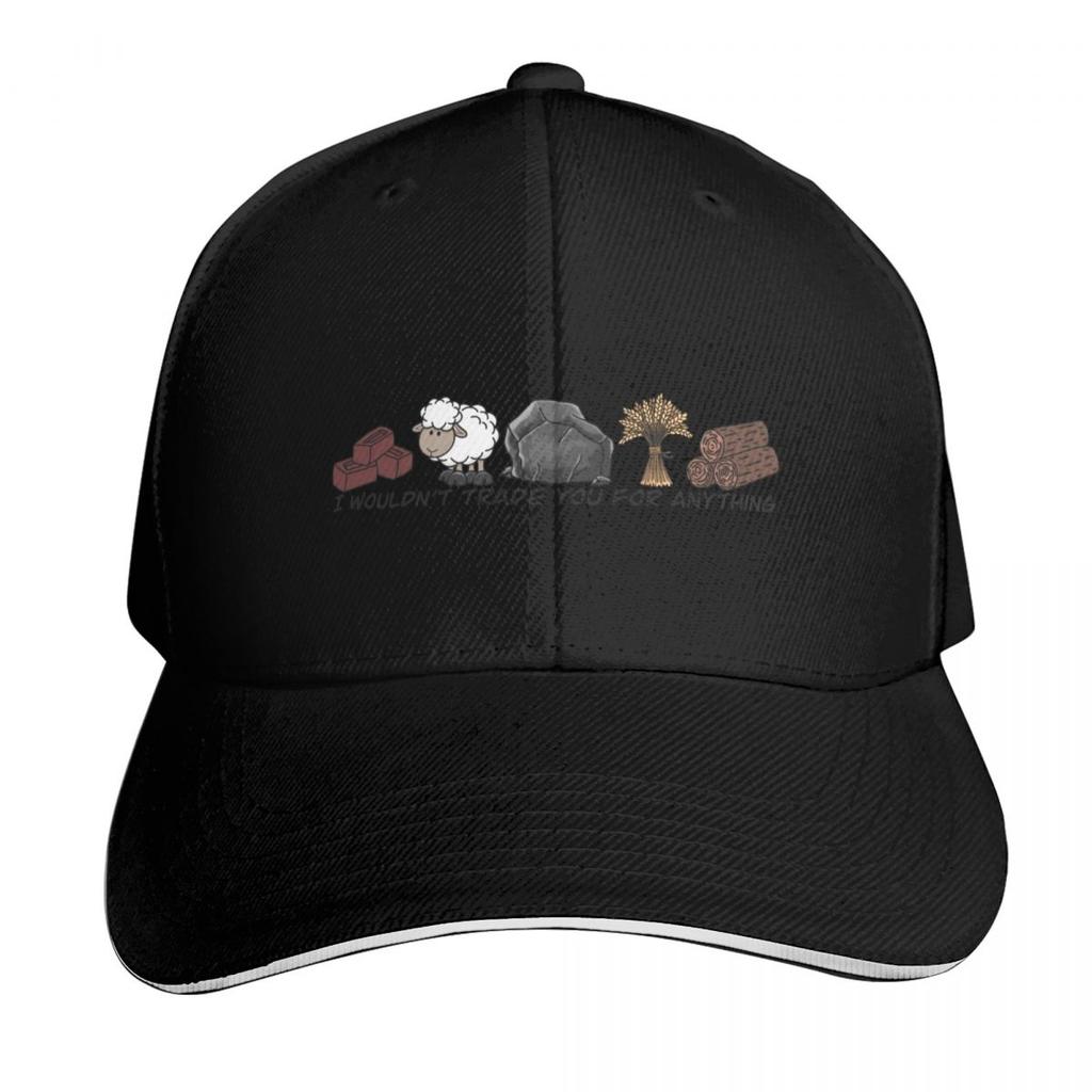 I Wouldnt Trade You for Anything Catan Baseball Cap black New In Hat Golf Hat Unisex Trucker Cap Hats Women Unisexs
