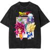 Hot Washes T-shirts Summer Men's Japanese Anime Dragon Ball Broli Graphic Clothing HarajukuY2K Oversized  Cotton Half-sleeve Tops