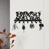 Chic Dog Shaped Metal Wall Hook Stylish and Easy Install for Coats, Hats, Towels, and Keys, Perfect Home Décor Addition