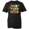 Autism Awareness T-Shirt Love Needs No Words Autistic Support Gift Unisex Tee