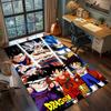 Dragon Ball Goku Anime Rug Carpet Large Area Rug Non Slip Washable Floor Mat Gamer Room Bedroom Home Decor